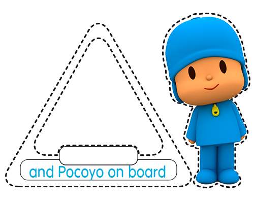 Download the craft: Pocoyo on board