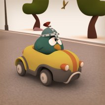Download the craft: Sleepy Bird’s Car