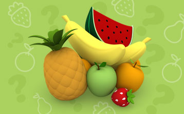 Riddles for children, about fruits, vegetables and foods for kids